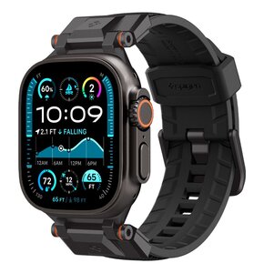 Pasek SPIGEN DuraPro Armor do Apple Watch 6/7/8/9/10/SE/Ultra 1/2 (44/45/46/49mm) Czarny