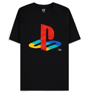 Koszulka DIFUZED PlayStation Logo Czarny (rozmiar L)