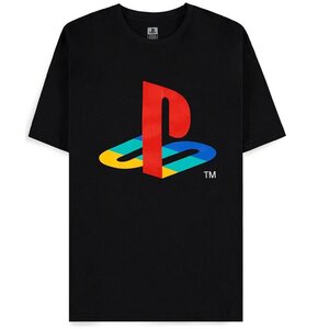 Koszulka DIFUZED PlayStation Logo Czarny (rozmiar XL)