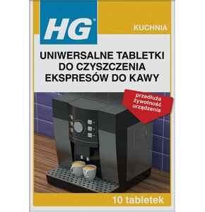 Tabletki do czyszczenia ekspresów HG Uniwersalne (10 sztuk)