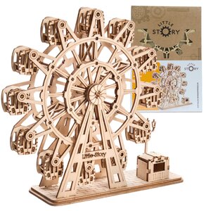Zabawka drewniana LITTLE STORY 3D Diabelski Młyn (100 elementów)