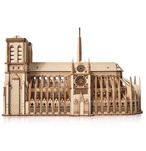 Zabawka drewniana LITTLE STORY 3D Notre Dame (313 elementów)