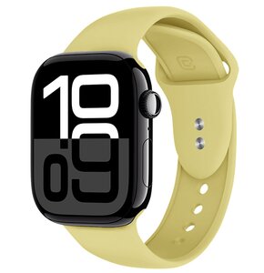 Pasek CRONG Sport Liquid do Apple Watch 2/3/4/5/6/7/8/9/10/SE/SE 2022 (38/40/41/42mm) Żółty