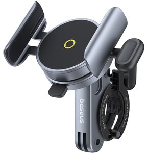 Uchwyt na telefon do roweru BASEUS PrimeTrip Magnetyczny C40569000121-00 Szaro-czarny