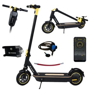 Hulajnoga elektryczna XRIDER M10 ME 65km 500W Amortyzacja 10" Czarny