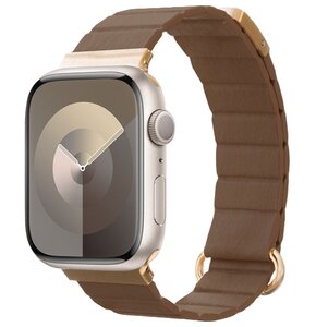 Pasek CRONG Eclipse do Apple Watch 2/3/4/5/6/7/8/9/10/SE/SE 2022 (38/40/41/42mm) Brązowy