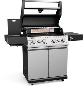 Grill gazowy KOLER Krone S1 Silver 21.6 kW 73 x 46 cm