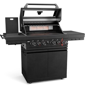 Grill gazowy KOLER Krone S2 Black 21.6 kW 74 x 46 cm