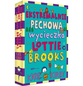 Książka Lottie Brooks Ekstremalnie pechowa wycieczka Katie Kirby (miękka okładka)