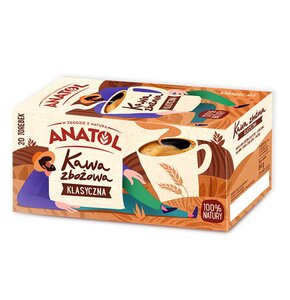Kawa zbożowa ANATOL Klasyczna Bezkofeinowa (20 szt.)