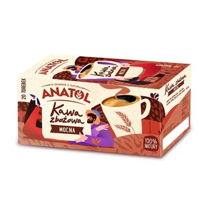 Kawa zbożowa ANATOL Mocna Bezkofeinowa (20 szt.)