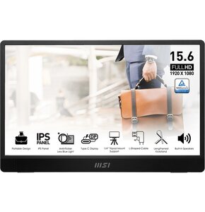 Monitor MSI Pro MP161 E2U 15.6" 1920x1080px IPS 4 ms [GTG]