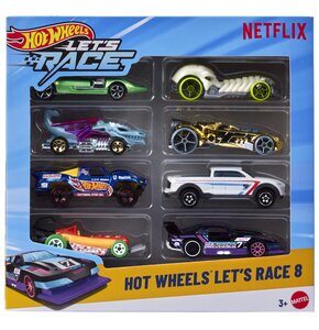 Zestaw pojazdów Hot Wheels Let's Race Na start JGK18 (8 szt.)