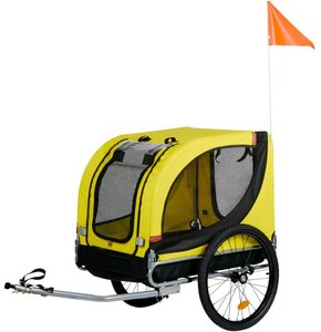 Przyczepka rowerowa DUNLOP 572222 dla Zwierząt 40kg Czarno-żółty