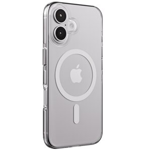 Etui CRONG Clear Mag Pro MagSafe do Apple iPhone 16 Przezroczysto-biały