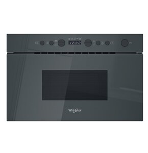 Kuchenka mikrofalowa WHIRLPOOL WMN14BSG 750W średnica 25 cm pojemność 22L Grill Szary