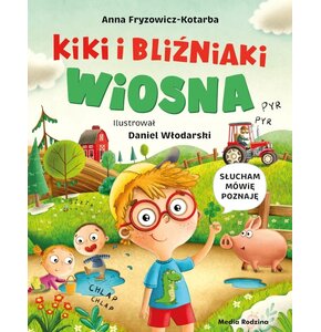Książka Kiki i bliźniaki Wiosna Anna Fryzowicz-Kotarba (twarda okładka)