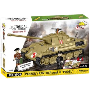 Klocki plastikowe COBI Historical Collection World War II Panzer V Panther Ausf. G "Pudel" COBI-2655