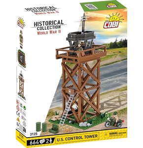 Klocki plastikowe COBI Historical Collection World War II U.S. Control Tower COBI-3125