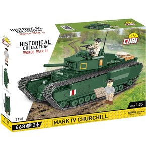 Klocki plastikowe COBI Historical Collection World War II Mark IV Churchill COBI-3128
