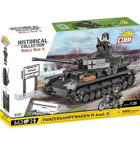 Klocki plastikowe COBI Historical Collection World War II Panzerkampfwagen IV Ausf.G COBI-3127