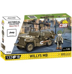 Klocki plastikowe COBI Historical Collection World War II Willys MB COBI-3133