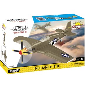 Klocki plastikowe COBI Historical Collection World War II Mustang P-51B COBI-5869