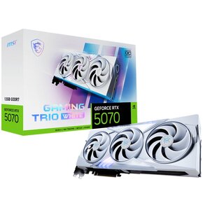 Karta graficzna MSI GeForce RTX 5070 Gaming Trio OC White 12GB DLSS 4