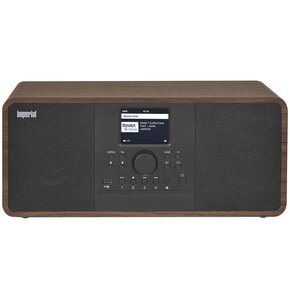 Wieża IMPERIAL DABMAN I205 Brązowa Odtw.CD, Wi-Fi, BT, Spotify Connect, Radio Internetowe, Tuner AM/DAB+, Wejście USB