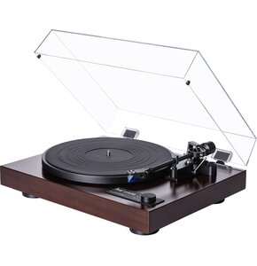Gramofon DUAL CS 618Q Orzech, Automatyczny,Napęd bezpośredni,PrędkośĆ odtw. 33,45,78 obr./min,Przedwzmacniacz