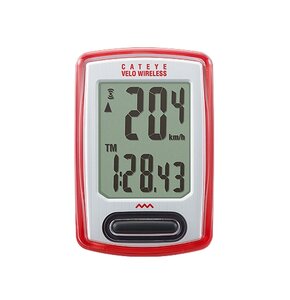 Licznik rowerowy CATEYE Velo Wireless CC-VT230W Czerwony