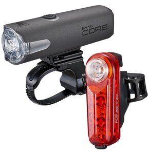 Zestaw lampek rowerowych CATEYE Sync Core HL-NW100RC Sync Kinetic TL-NW100K