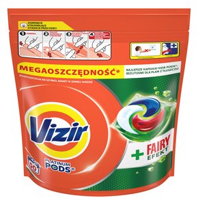 Kapsułki do prania VIZIR Platinum Pods Fairy Efekt - 50 szt.