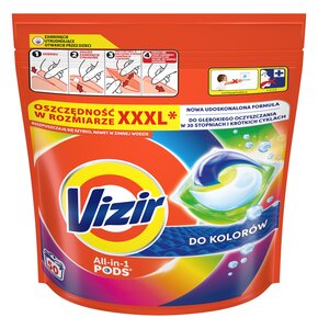 Kapsułki do prania VIZIR All In 1 Pods Color - 50 szt.