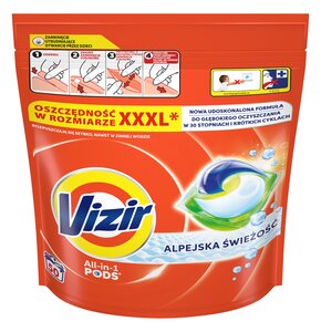 Kapsułki do prania VIZIR All In 1 Pods Alpejska świeżość  - 50 szt.
