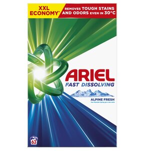 Proszek do prania ARIEL Fast Dissolving Alpine Fresh Color 3.46 kg