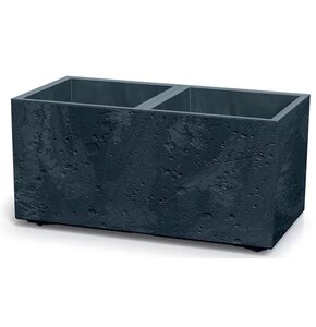 Doniczka PROSPERPLAST Sierra Case Beton Effect DSI800E Antracytowy