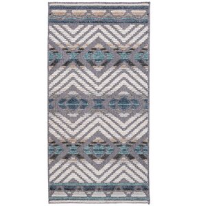 Dywan MULTIDECOR Nepal 120 x 180 cm Pasy Niebieski
