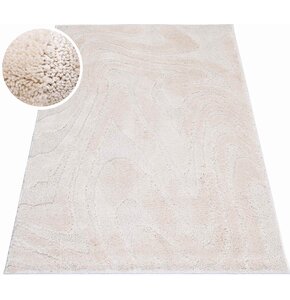 Dywan wewnętrzny MULTIDECOR Pisa fala 120 x 170cm Kremowy