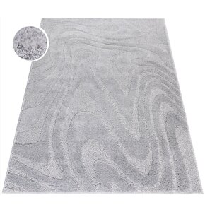 Dywan wewnętrzny MULTIDECOR Pisa fala 80 x 150cm Szary