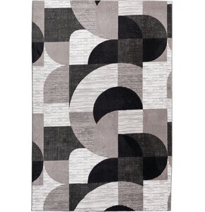 Dywan wewnętrzny MULTIDECOR Stilo New Print 507856 200 x 290 cm Biało-czarny