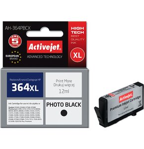 Tusz ACTIVEJET do HP 364 XL CB322EE Czarny fotograficzny 12 ml AH-364PBCX