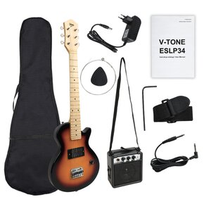 Gitara elektryczna V-TONE ESLP34 Zestaw + Wzmacniacz