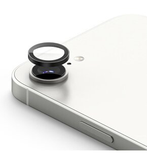 Nakładka na obiektyw RINGKE Lens Frame Glass do Apple iPhone 16e Czarny (2szt.)