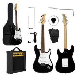 Gitara elektryczna V-TONE ESST39 BK Zestaw + Wzmacniacz