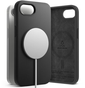 Etui RINGKE Silicone Magnetic MagSafe do Apple iPhone 16e Czarny