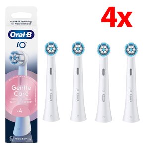Oryginalna końcówka szczoteczki ORAL-B iO Gentle Care Biały (4 szt.) (Delikatna pielęgnacja)