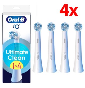 Oryginalna końcówka szczoteczki ORAL-B iO Ultimate Clean Biały (4 szt.) (Usuwa płytkę bakteryjna)