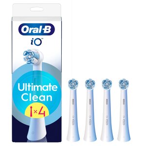 Oryginalna końcówka szczoteczki ORAL-B iO Ultimate Clean Biały (4 szt.) (Usuwa płytkę bakteryjna)