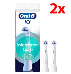 Oryginalna końcówka szczoteczki ORAL-B iO Interdental Clean Biały (2 szt.) (Czyszczenie trudno dostępnych miejsc)